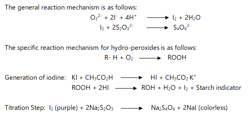 Formation of Peroxides